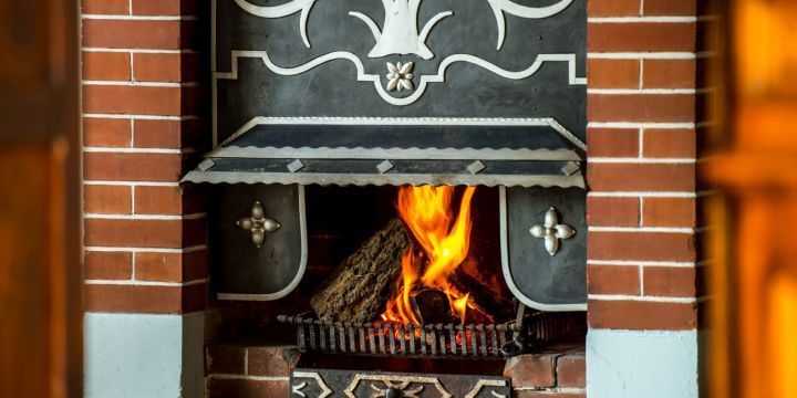 Kamin Villa Rosenthal Feuer 